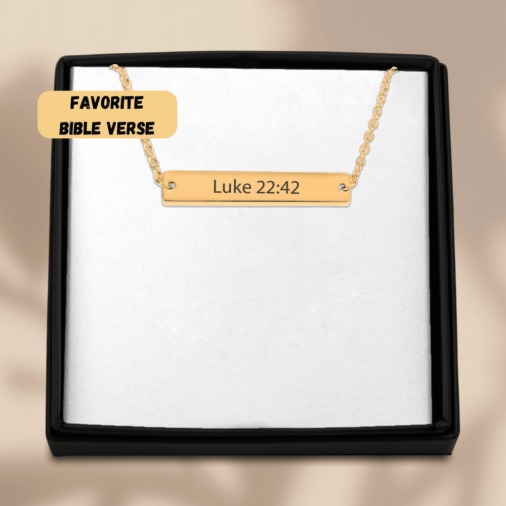 Personlig Smykke Bible Vers Halskjede